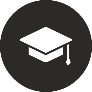 enrollment graduation cap icon